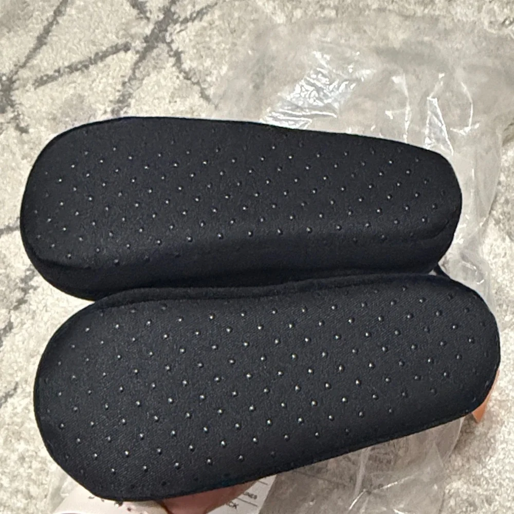 Kids Skeleton Slippers - Black and White